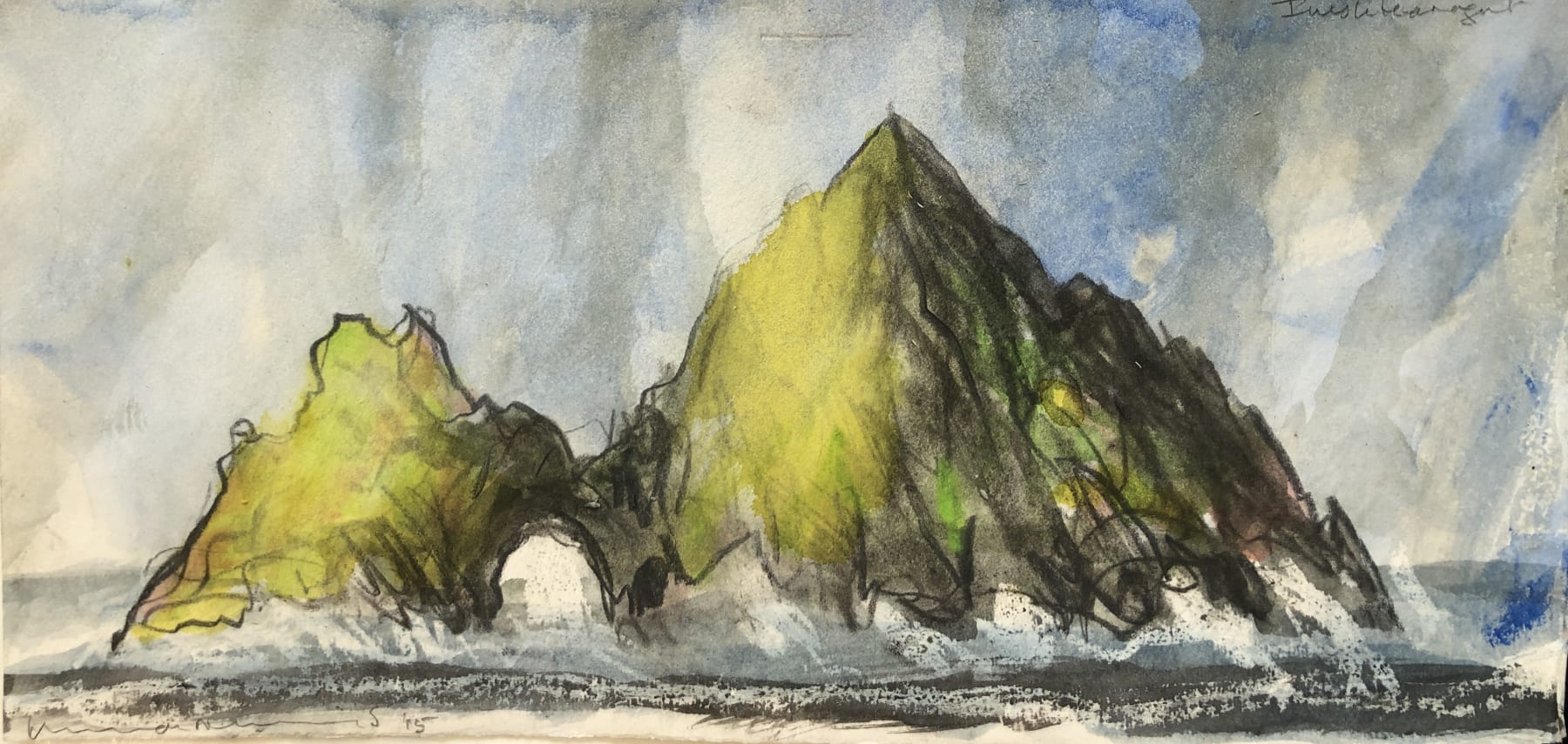 Norman Ackroyd, Inishtearaght, 2015
