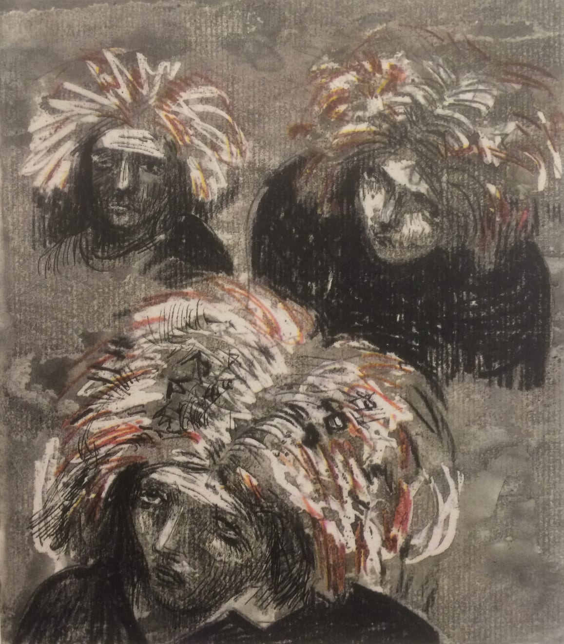 Henry Moore, Untitled XXII (Shelter Sketchbook), 1967