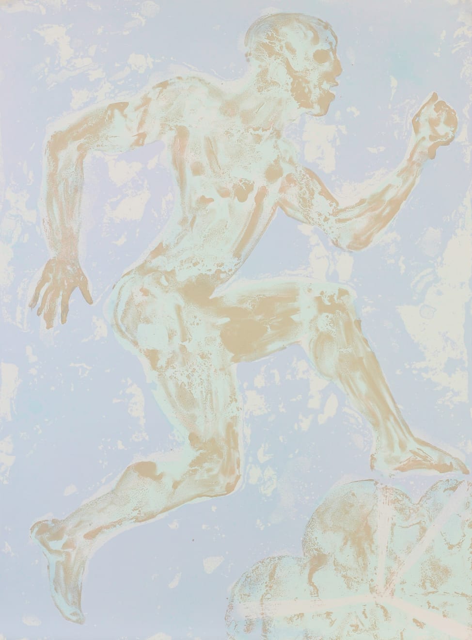 Elisabeth Frink, Running Man (Turquoise), 1998