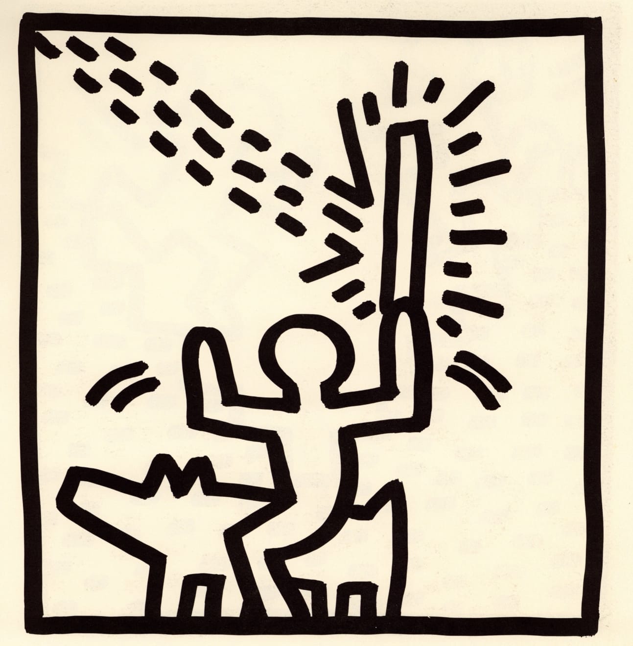 Keith Haring, Coloring Book XXIII, 1982
