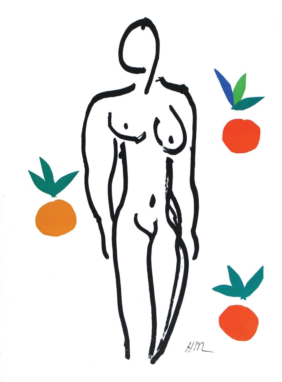 Henri Matisse, Nu aux Oranges, 1954
