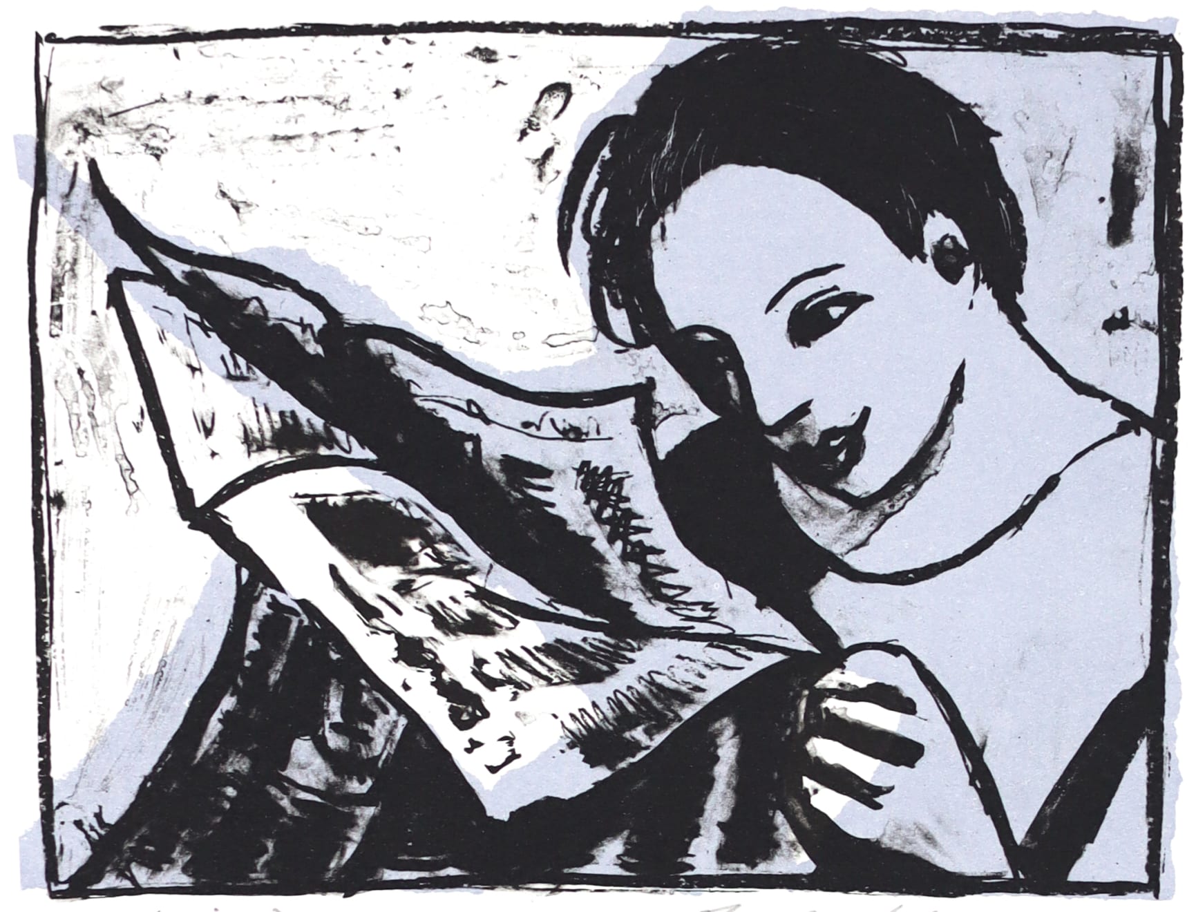 Anita Klein Studio Sale, Reading the Paper (TP), 2006