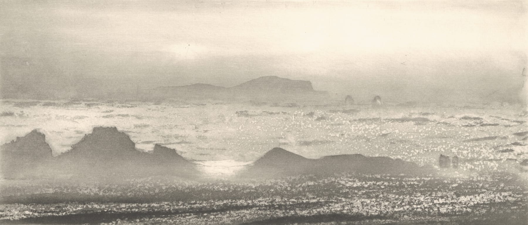 Norman Ackroyd, High Island from Inishbofin, 2021