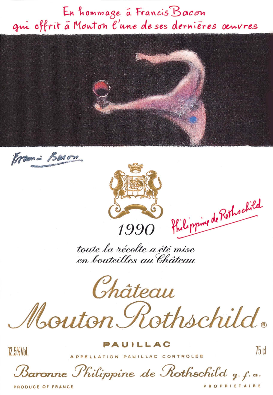 Francis Bacon, Château Mouton Rothschild Poster, 1990