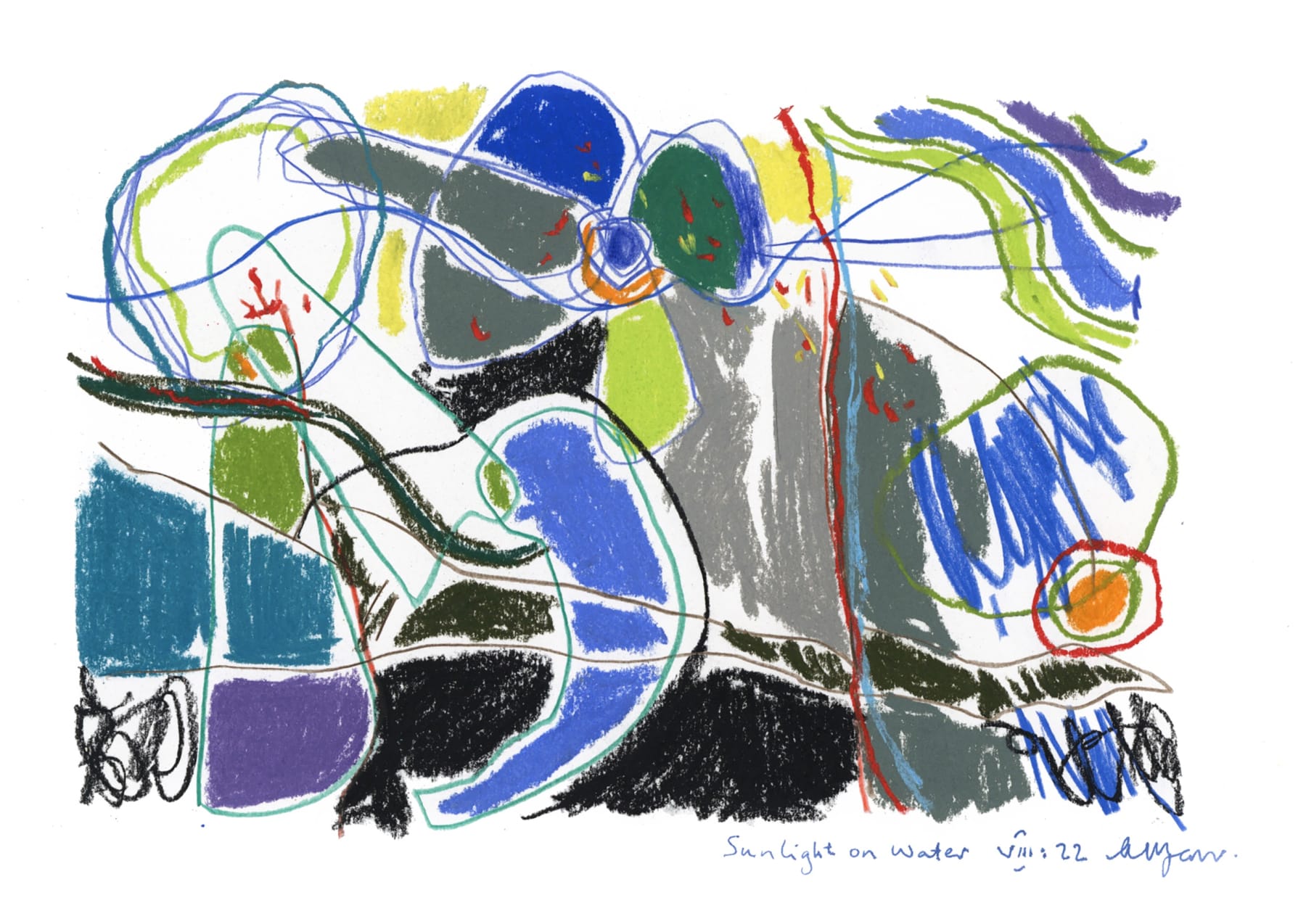 Andrew Marr, Sunlight on Water VIII:22, 2022