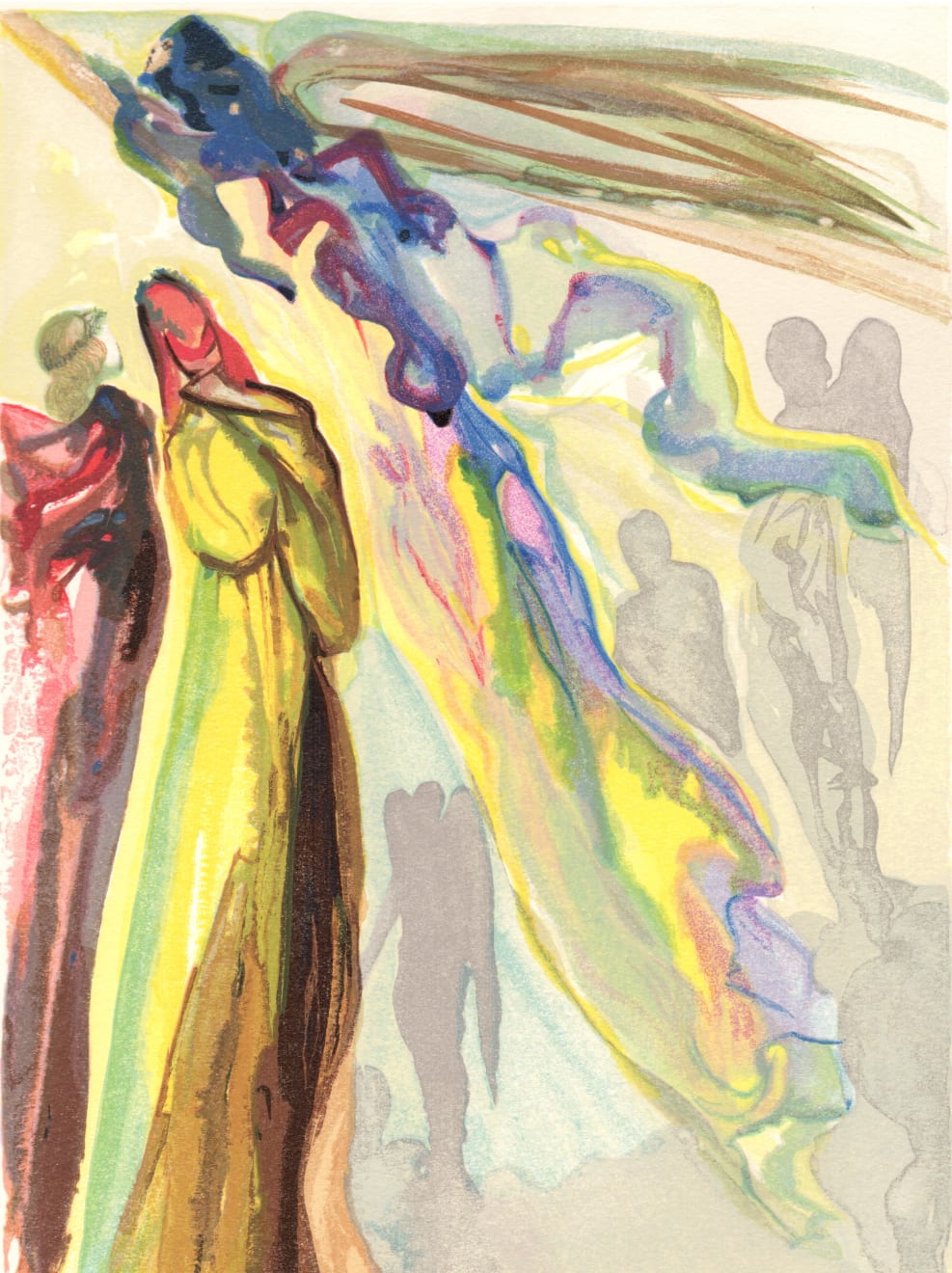 Salvador Dalí, Ghost of Ancestors (Paradise: Canto 16), 1960-64