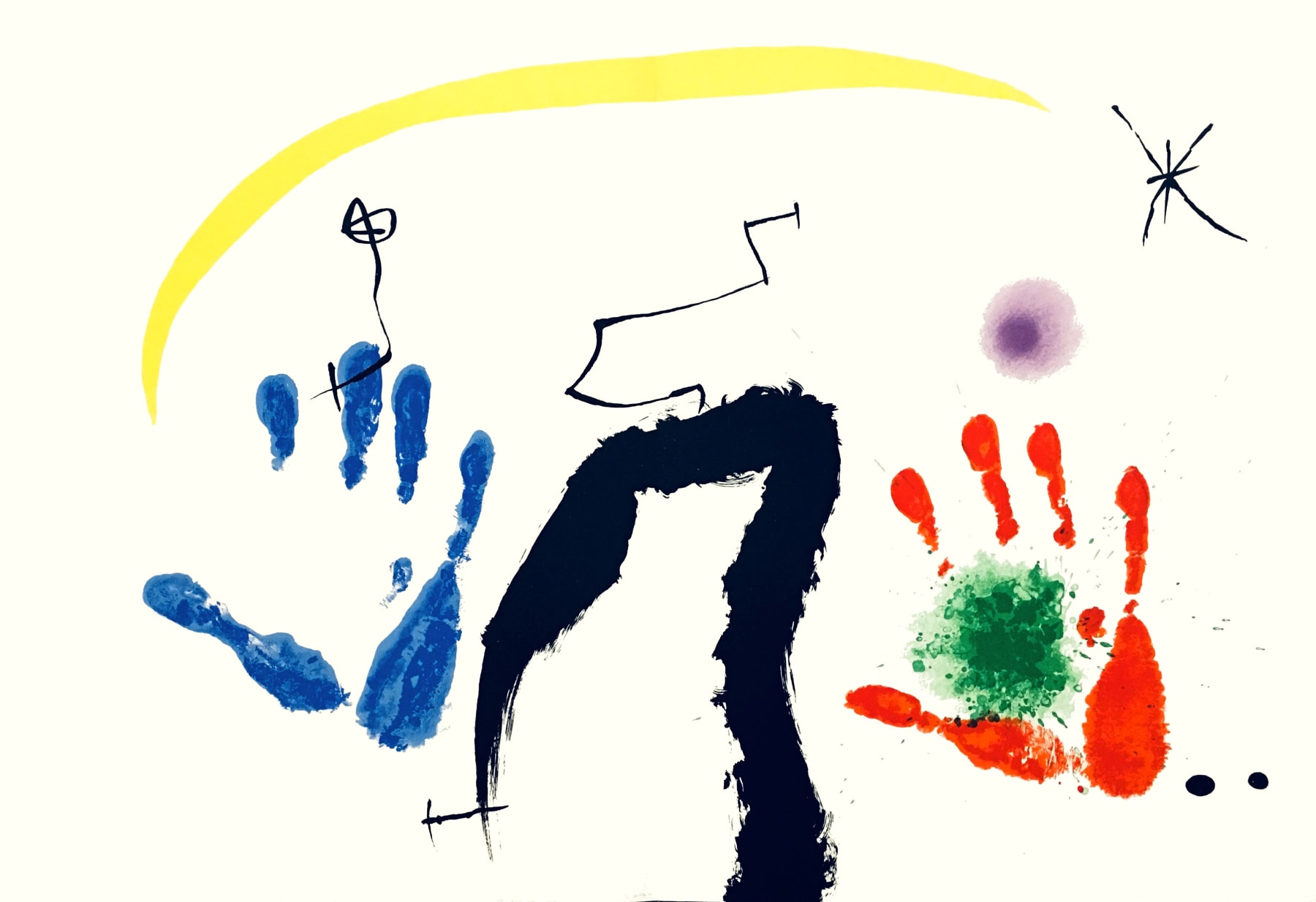 Joan Miró, From 'Derrière le Miroir - Miró: Peintures sur Papier; Dessins' , 1971