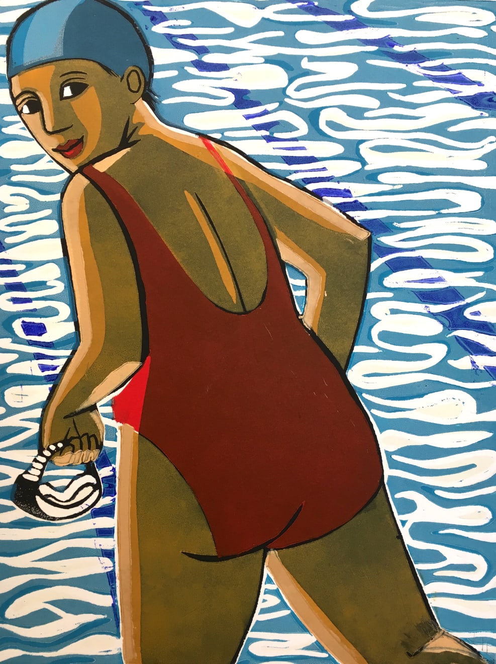 Anita Klein, The Swimmer, 2017