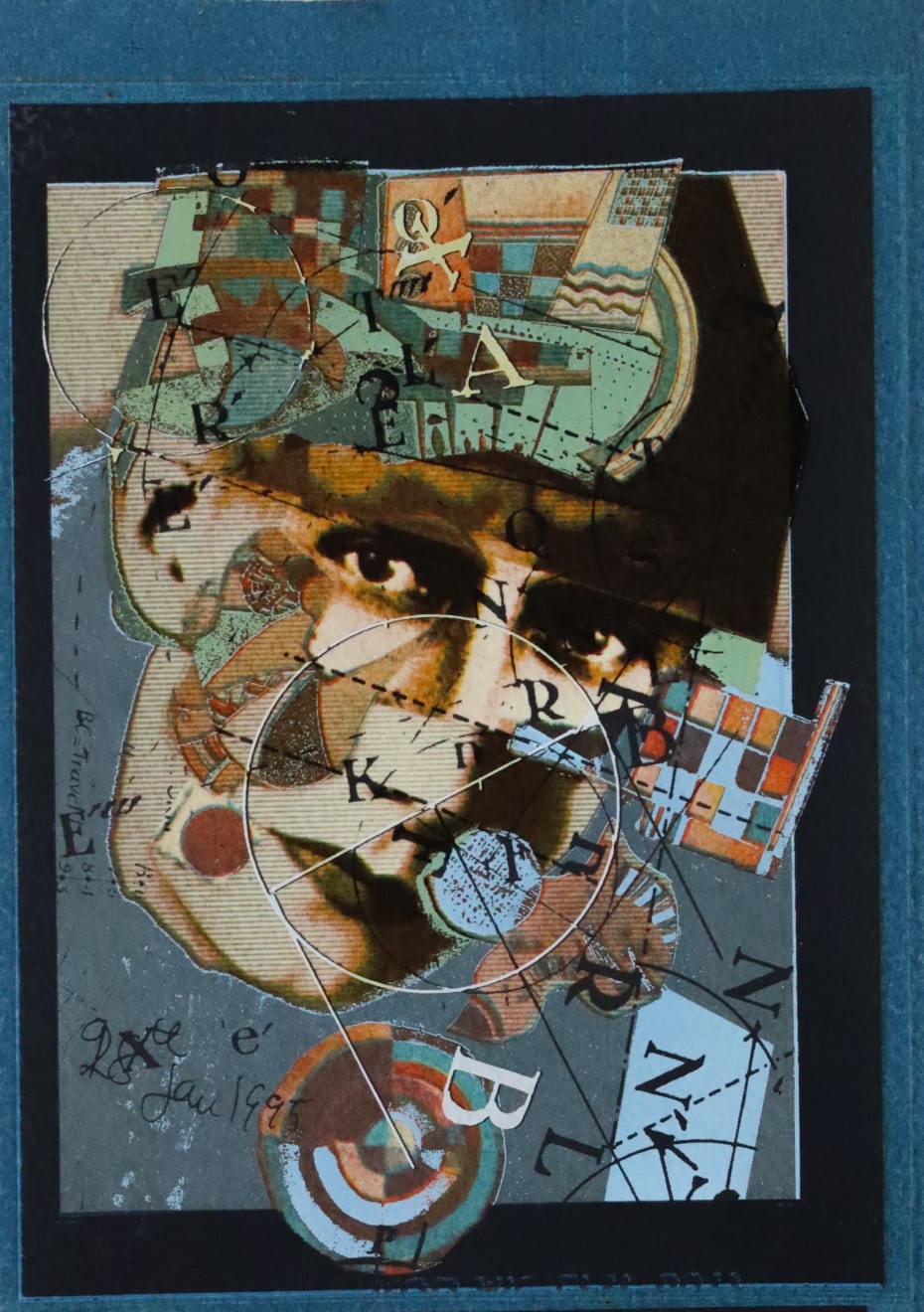 Eduardo Paolozzi, Untitled VIII (maquette for 9 heads), 1995