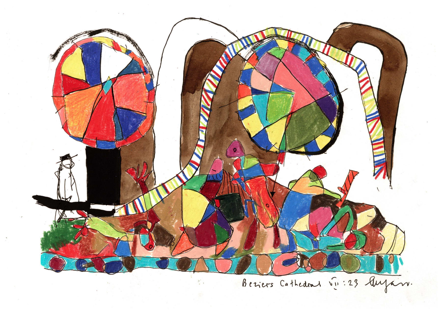 Andrew Marr, Beziers Cathedral VII:23, 2023