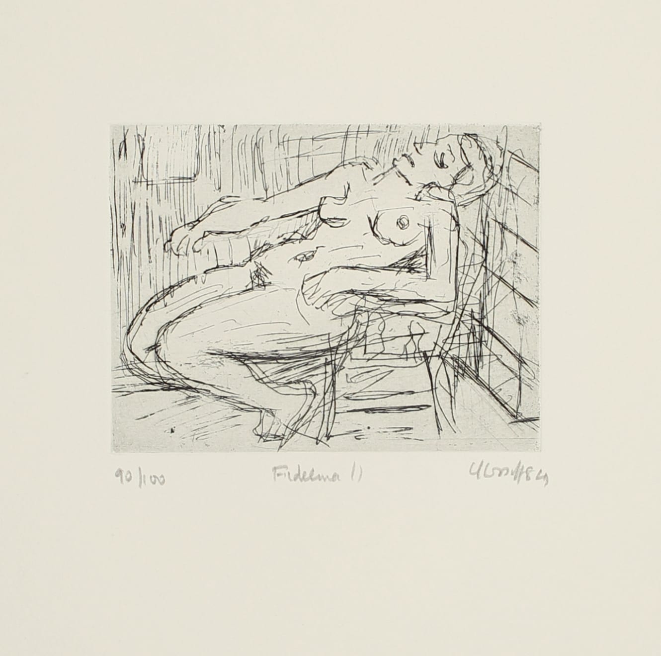 Leon Kossoff, Fidelma II, 1984