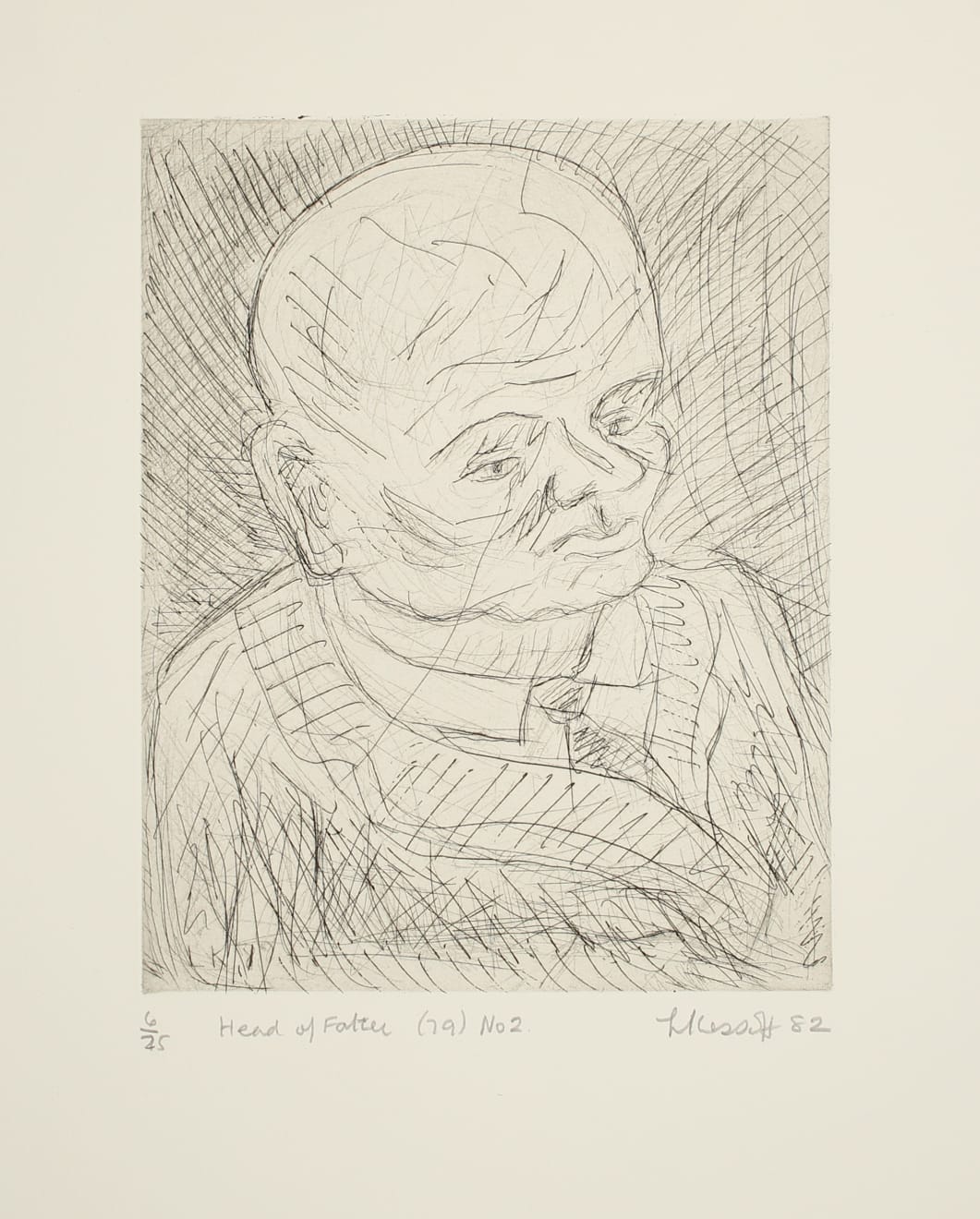 Leon Kossoff, Head of Father 2, 1982