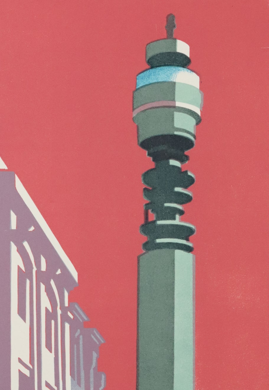Dulwich College Secret Bid Auction 2025, Lot 22: Paul Catherall - Telecom Pink II, 2025