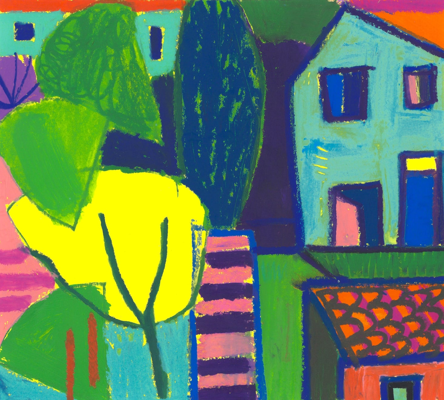 Nigel Swift, Italian Garden in April IX, 2025