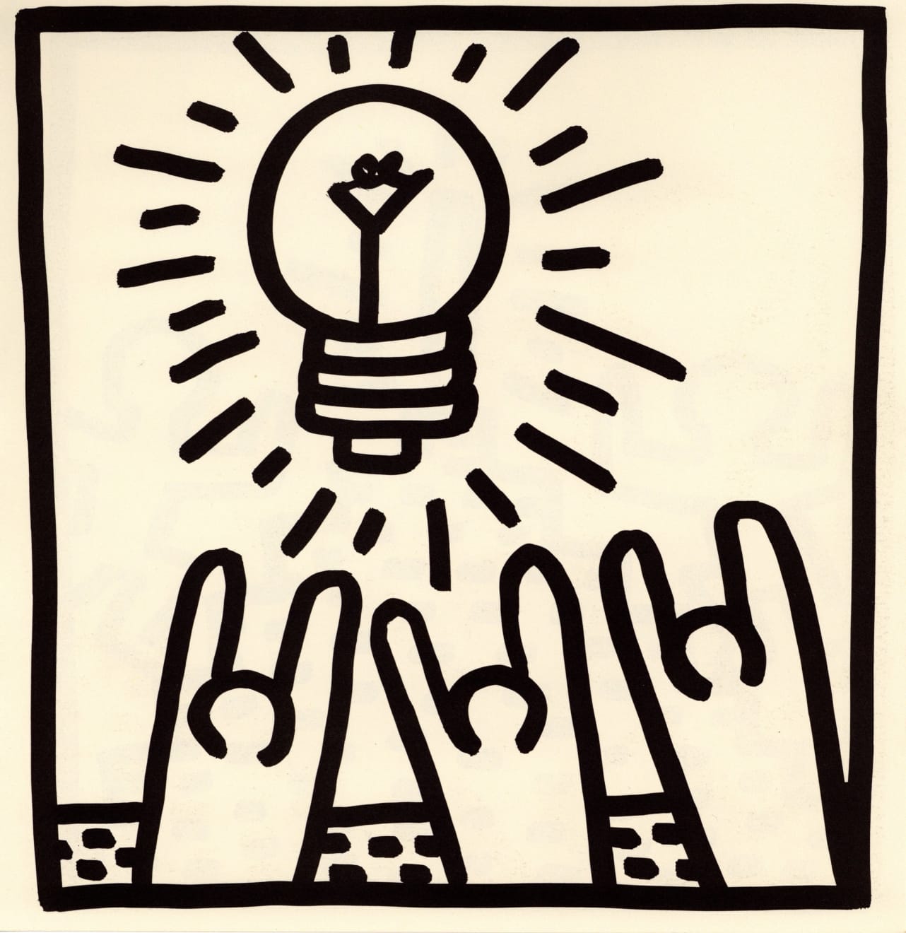 Keith Haring, Coloring Book XI, 1982 Eames Fine Art