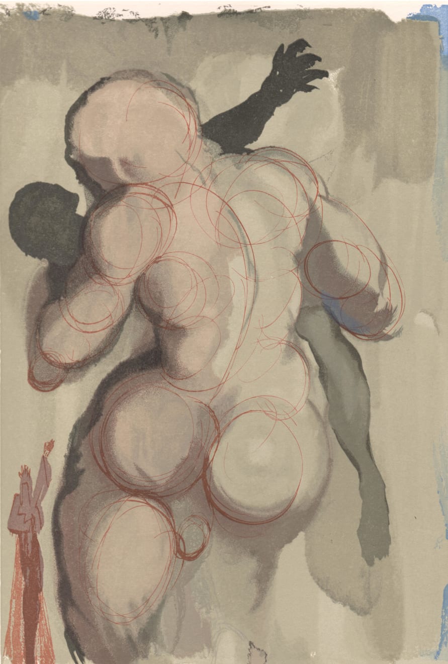 Salvador Dalí, Deaths by Violence (Purgatory: Canto 6), 1960-64