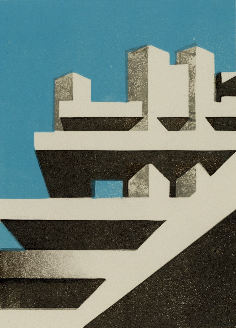 Paul Catherall, National Blue II, 2022