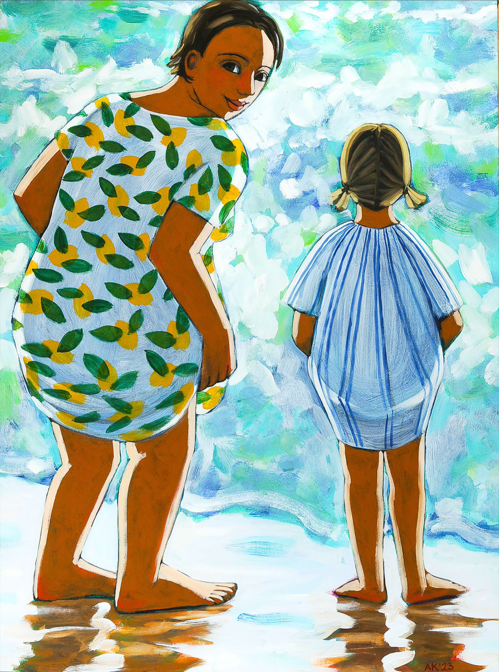 Anita Klein, Beach at Rye, 2024