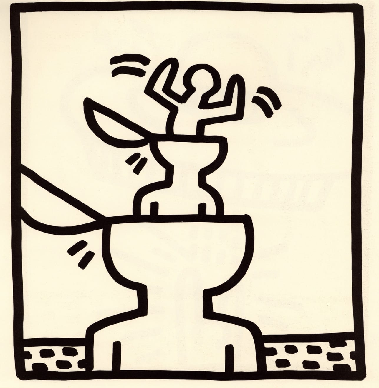 Keith Haring, Coloring Book XVII, 1982