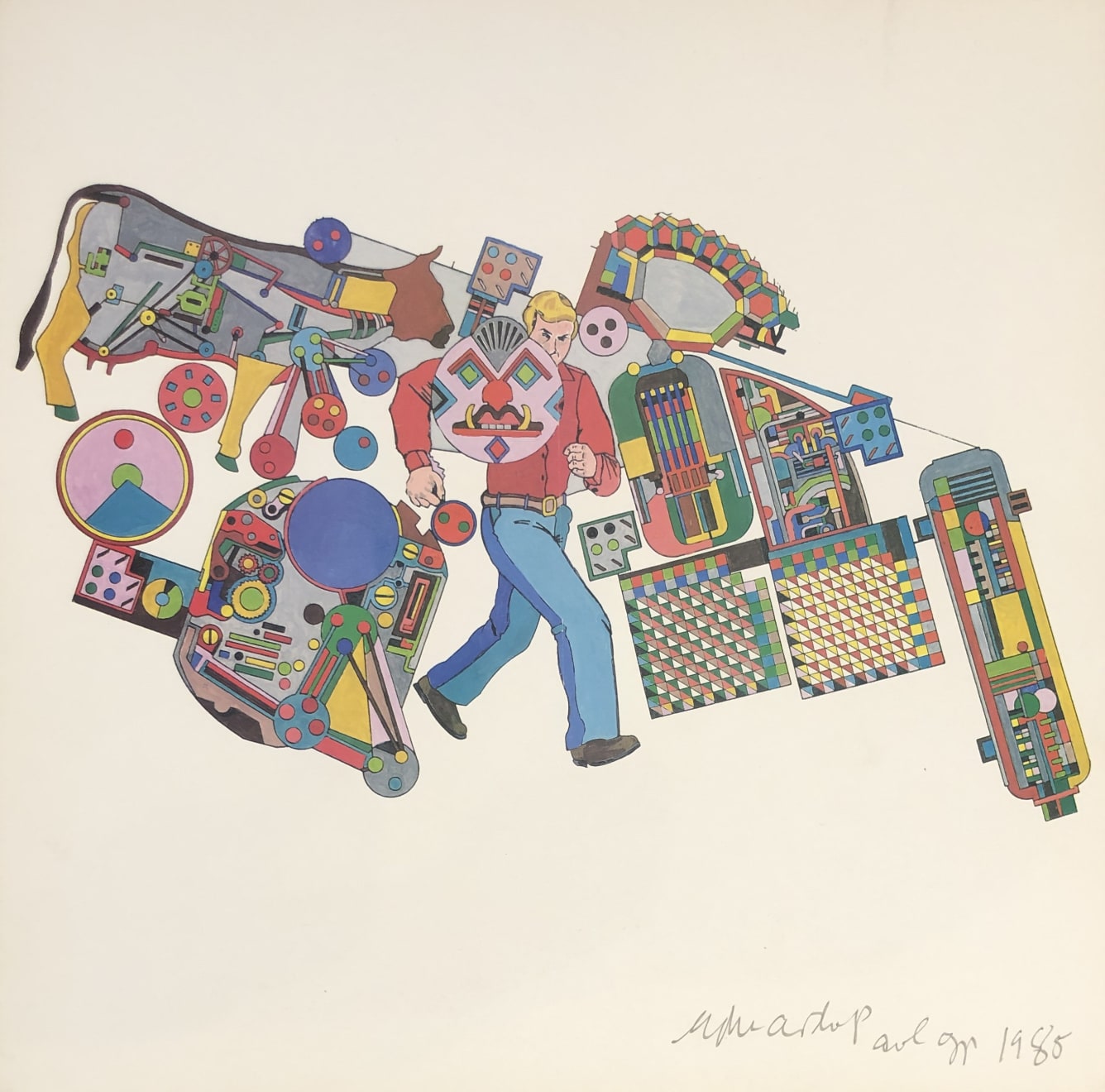Summer Secret Bid Auction 2022, LOT 146: Eduardo Paolozzi - Underground Design Folio X i, 1986