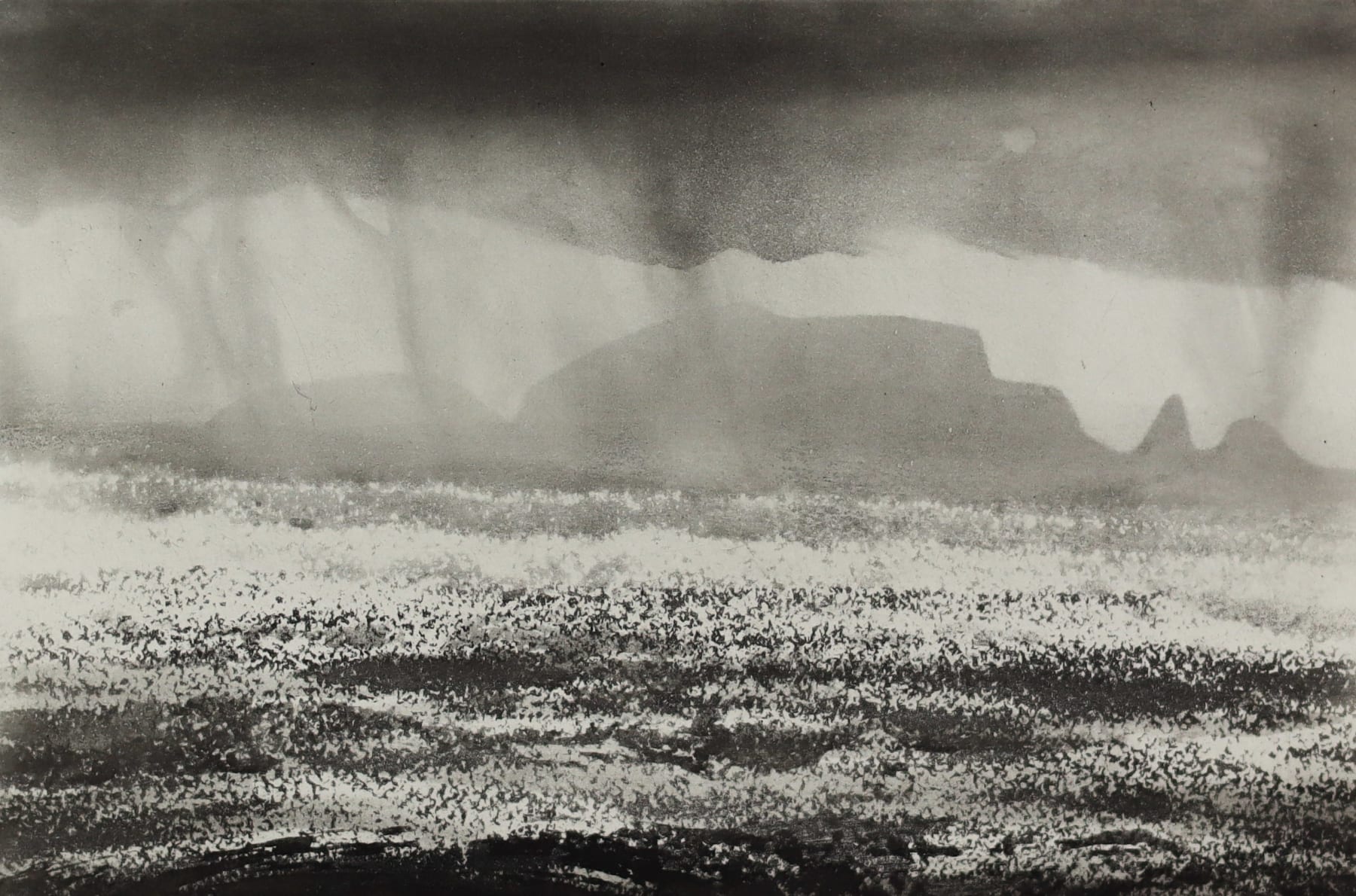 Norman Ackroyd, High Island, 2019