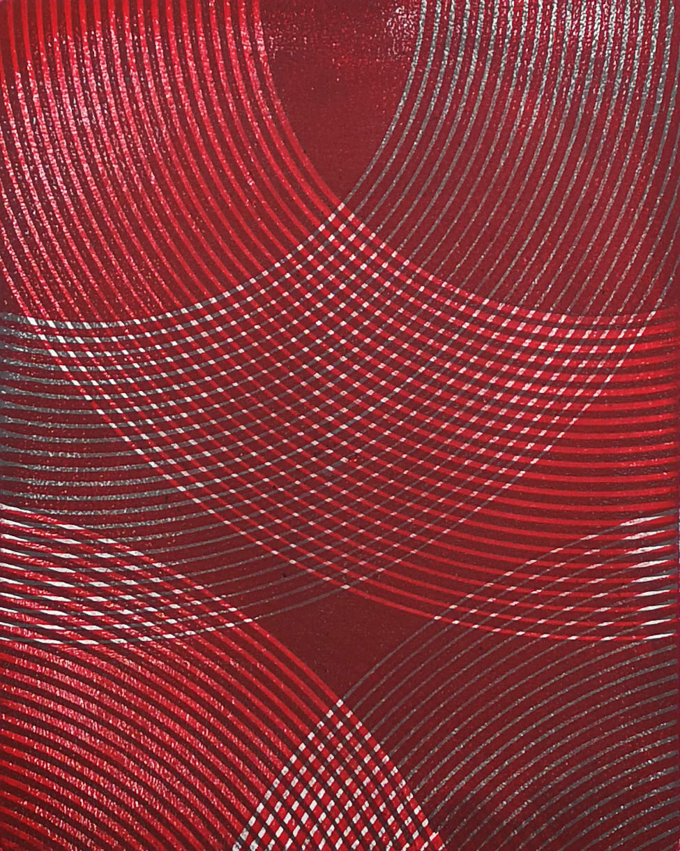 Hamish Macaulay, Storm: Red & Black / Āwhā: Whero & Pango, 2022