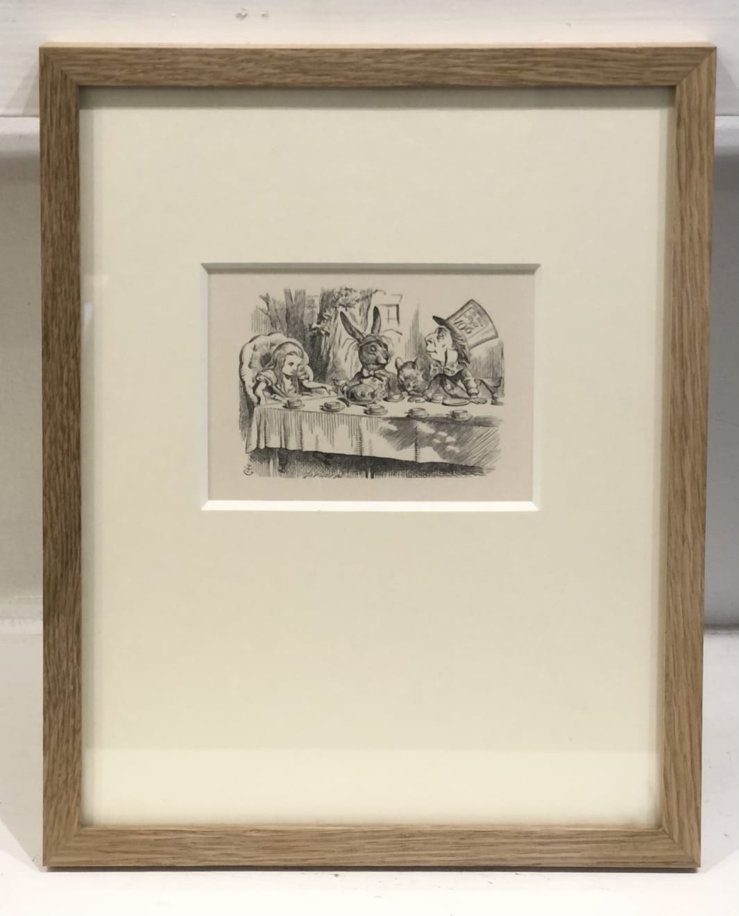 John Tenniel, The Hatter opened his eyes very wide on hearing this; but all he said was, ‘Why is a raven like a writing-desk?’, 1988