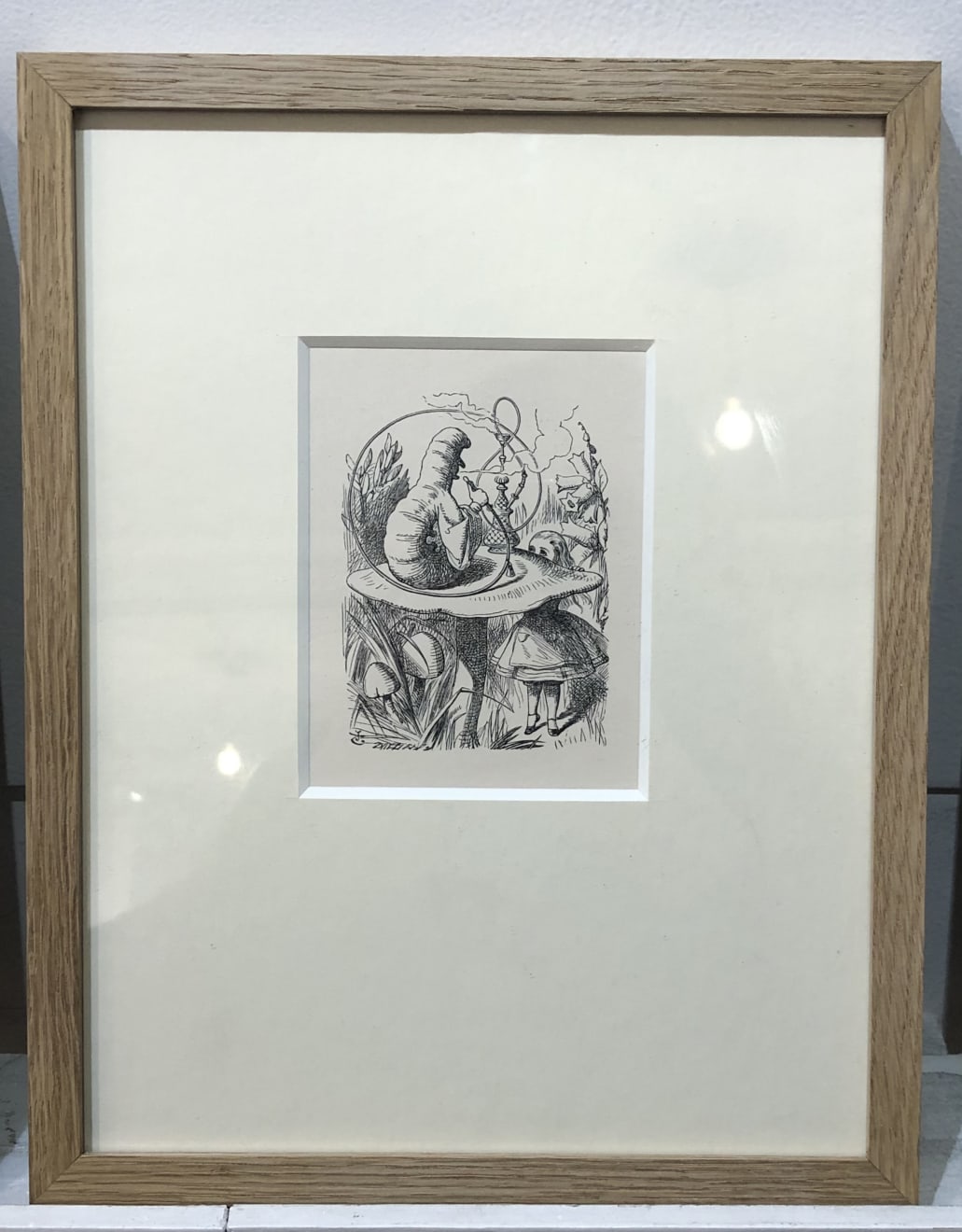 John Tenniel, The Caterpillar and Alice looked at each other for some time in silence., 1988