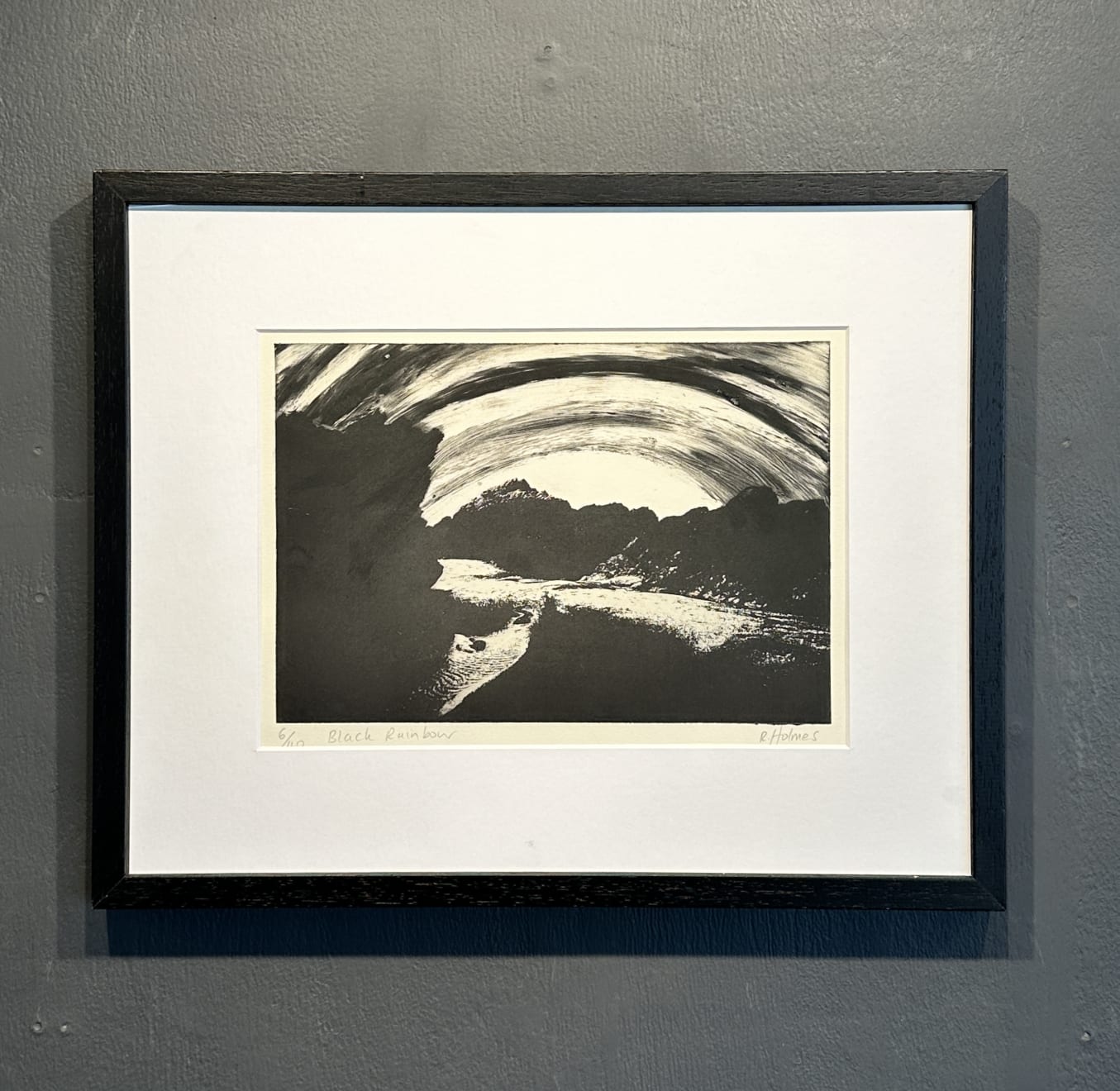 Rebecca Holmes, Black Rainbow, 2021