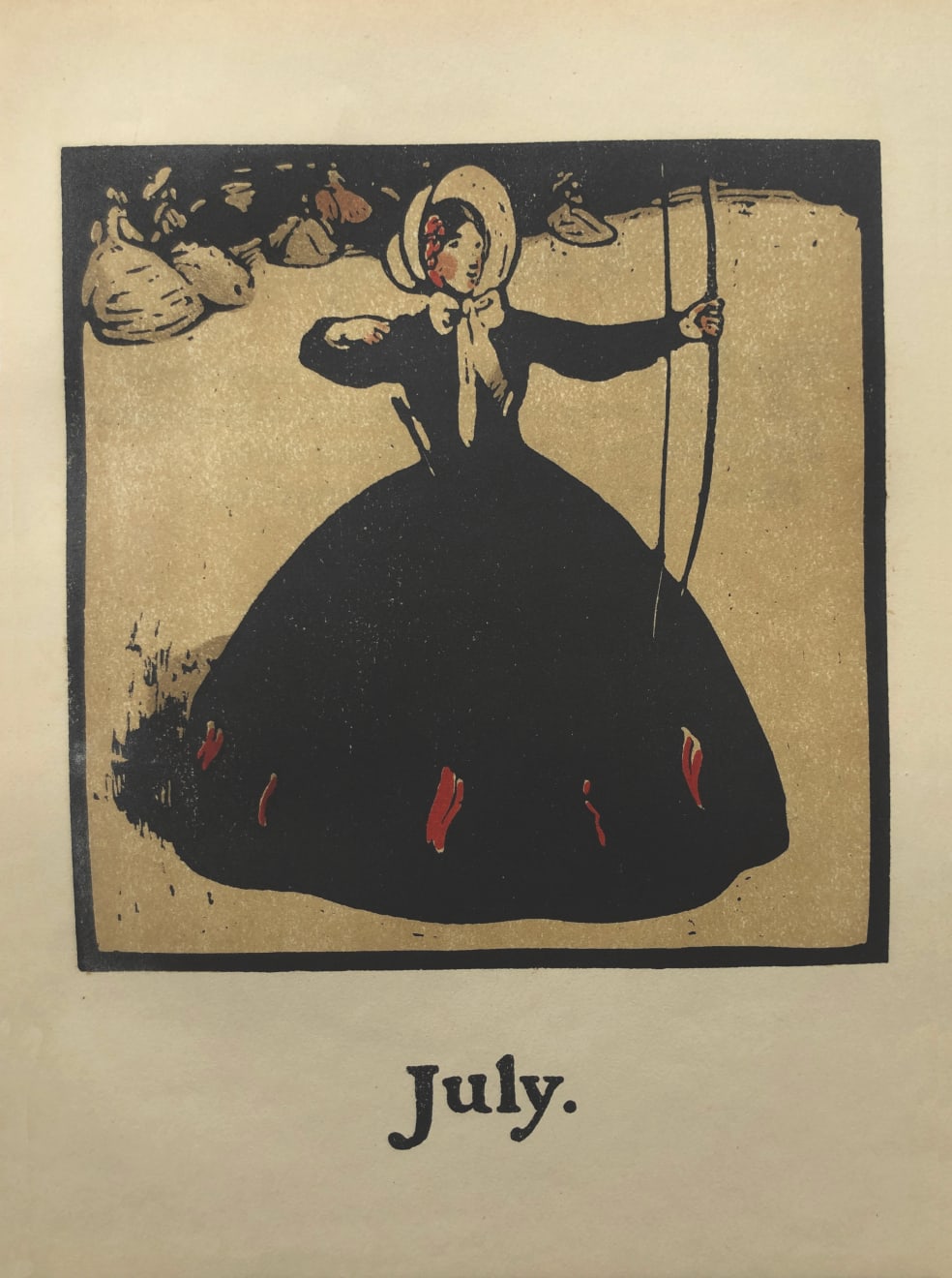 William Nicholson, Archery (July), 1898
