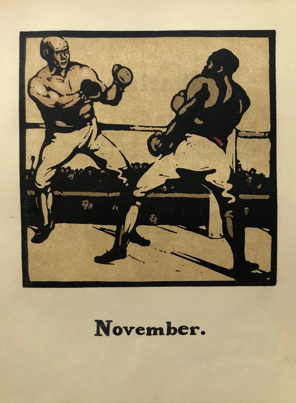 William Nicholson, Boxing (November), 1898