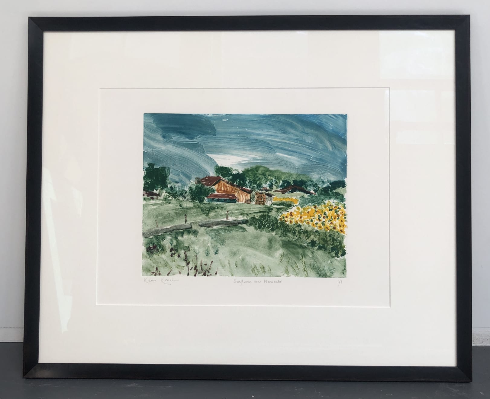 Summer Secret Bid Auction 2022, LOT 110: Karen Keogh - Sunflowers near Masseube