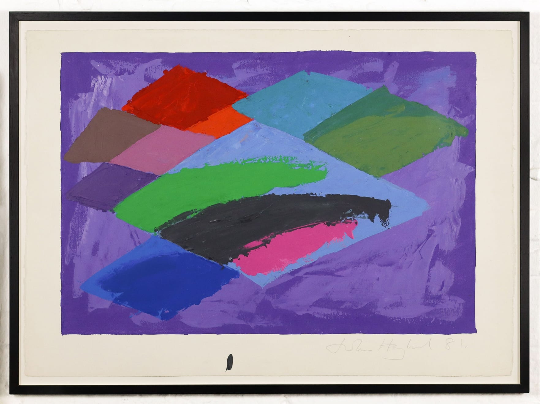 John Hoyland, The Pacific Series - Untitled No 9, 1981