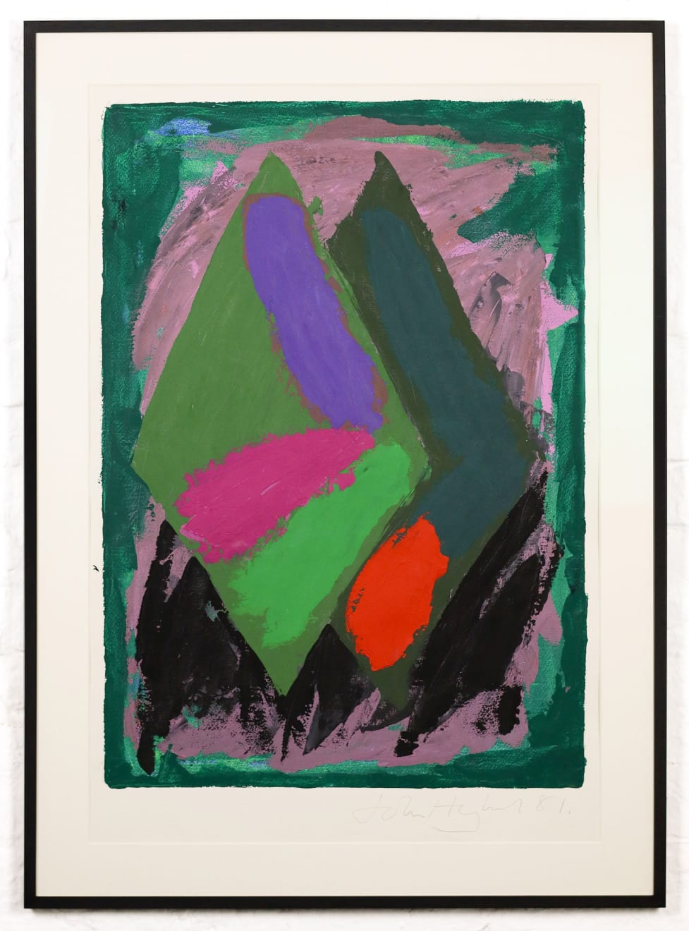 John Hoyland, The Pacific Series - Untitled No 18 , 1981