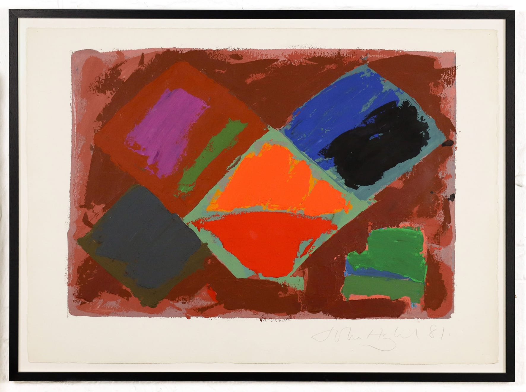 John Hoyland, The Pacific Series - Untitled No 13, 1981