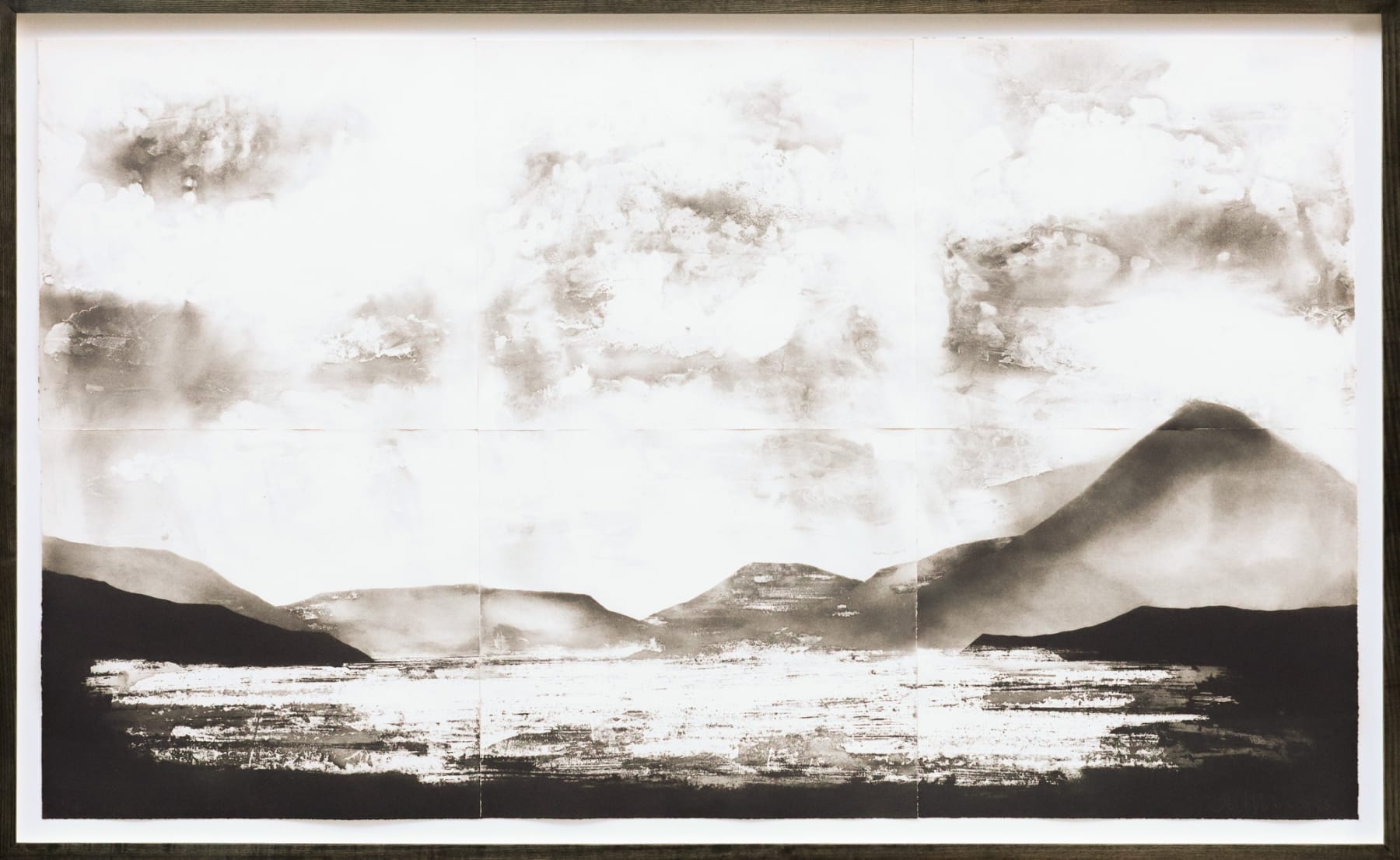 Jason Hicklin, Loch Sligachan, Isle of Skye (hexaptych), 2025