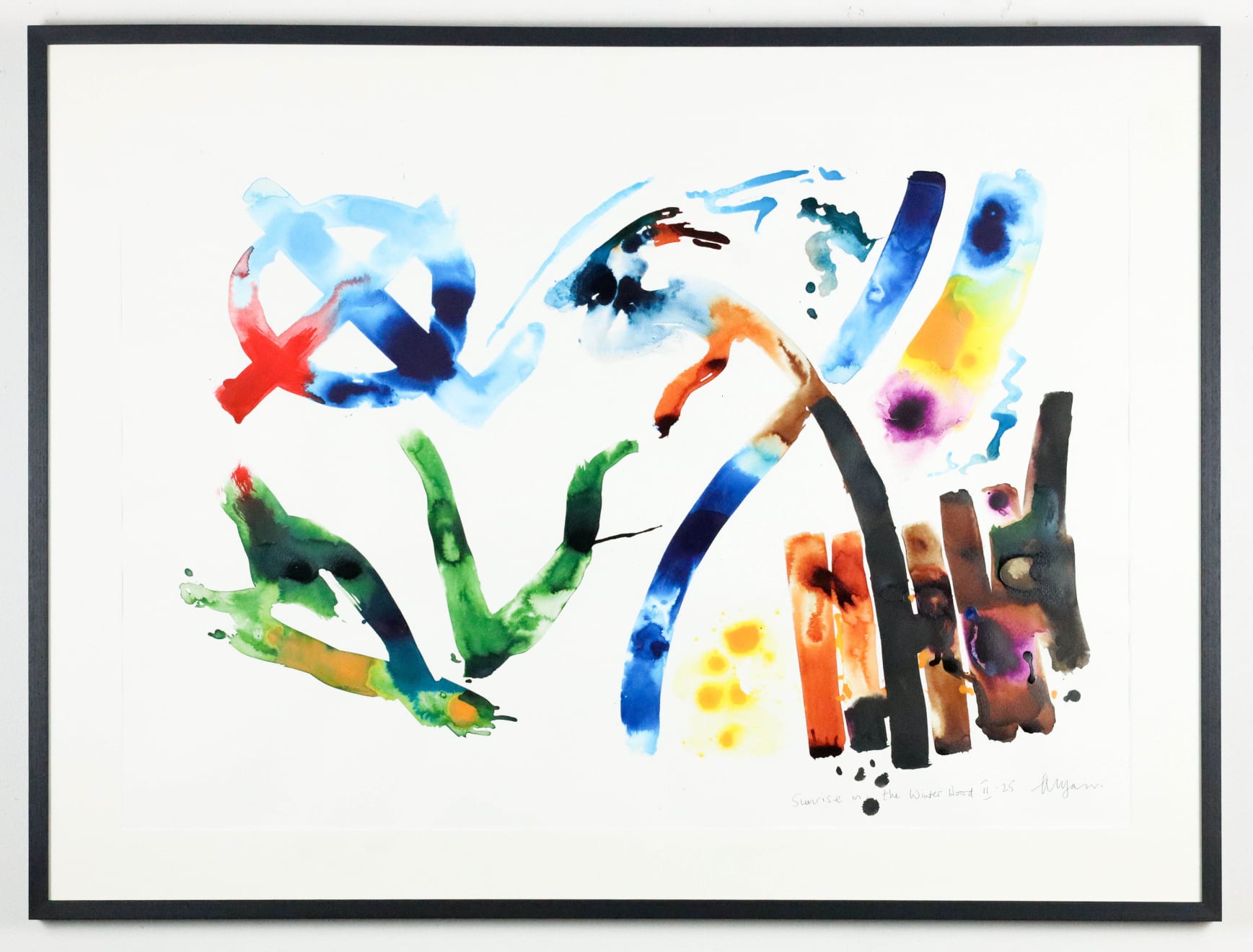 Andrew Marr, Sunrise in the Winter Wood II:25, 2025
