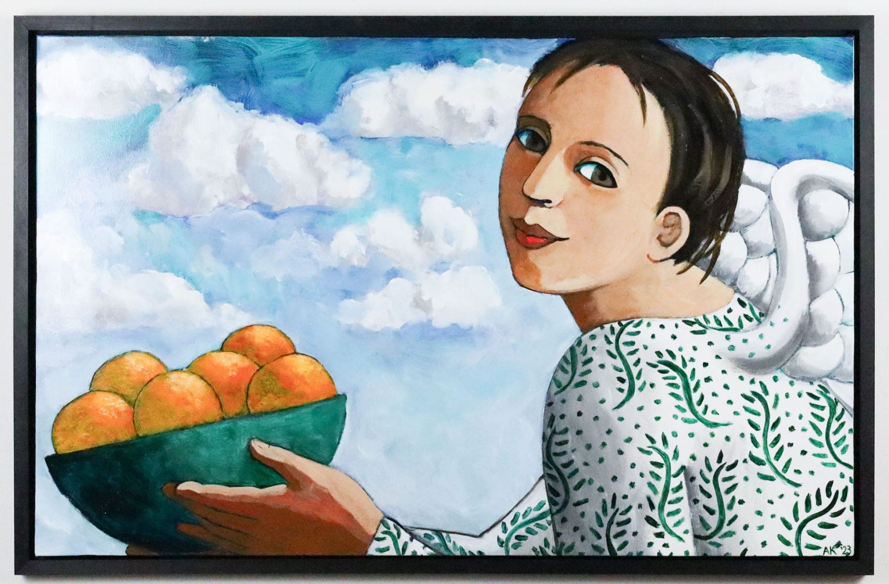 Dulwich College Secret Bid Auction 2025, LOT 96: Anita Klein - Angel with Oranges, 2023