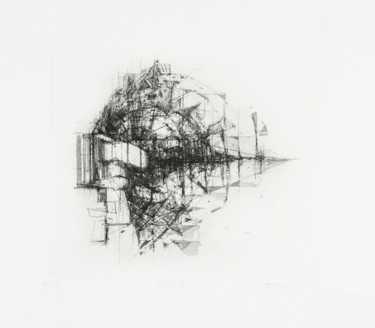 Ian Chamberlain, Sat Study II, 2017