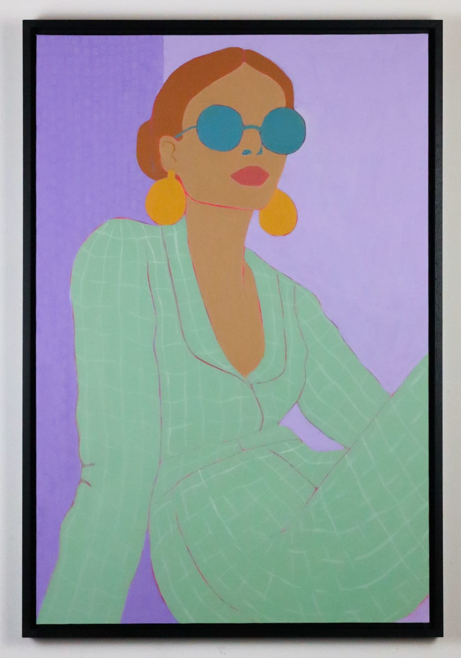 Susie Stone, Sage Green Check, 2025