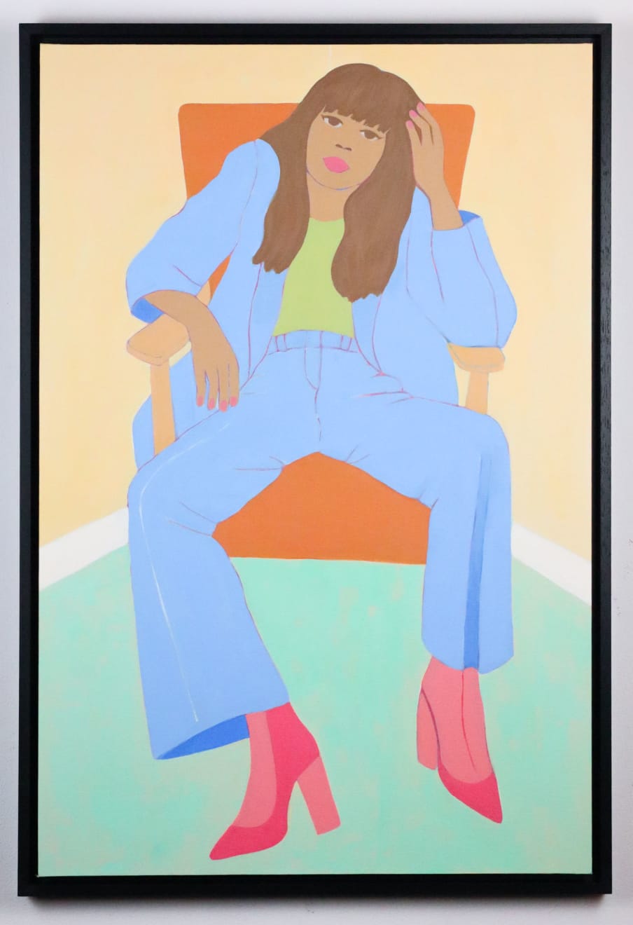 Susie Stone, Sky Blue suit, 2025