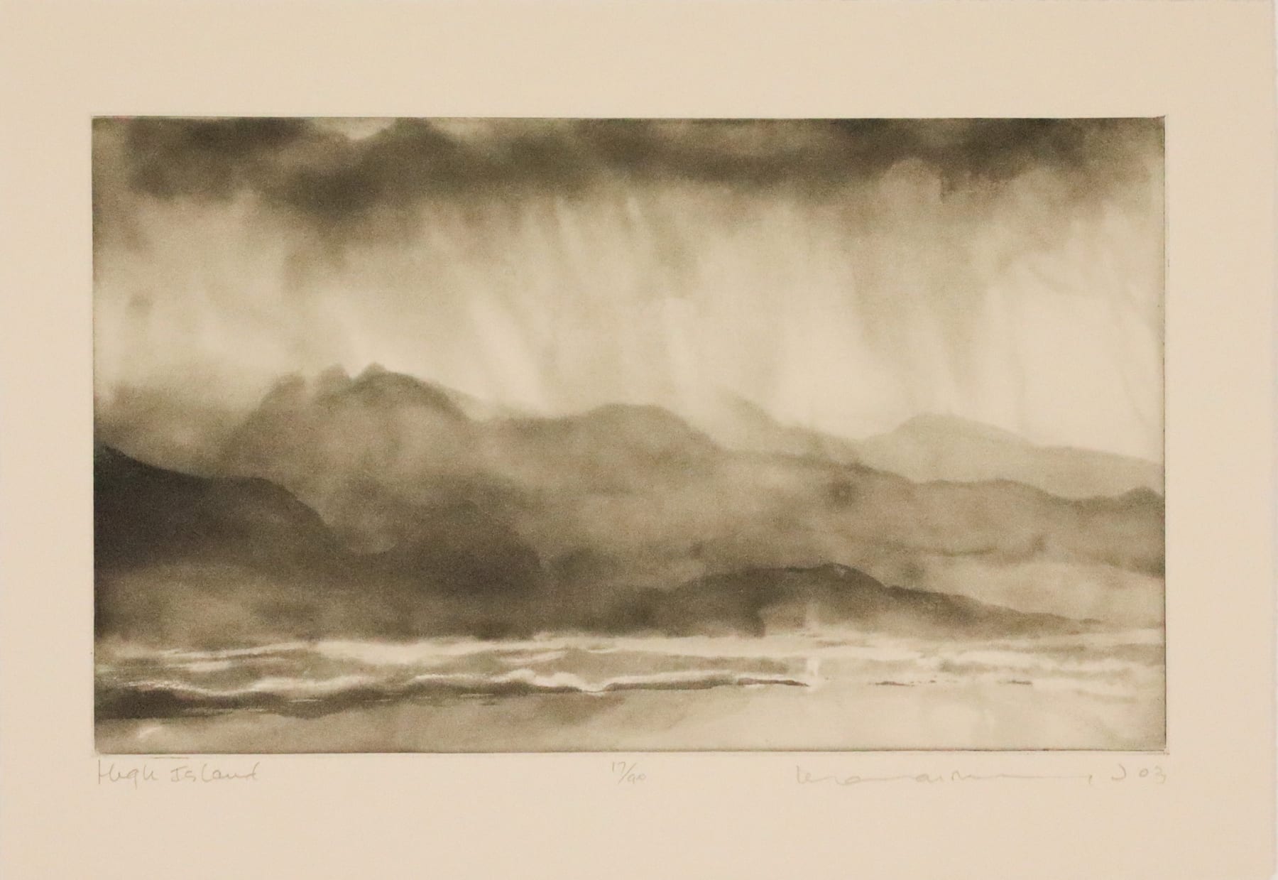 Norman Ackroyd, High Island, 2003