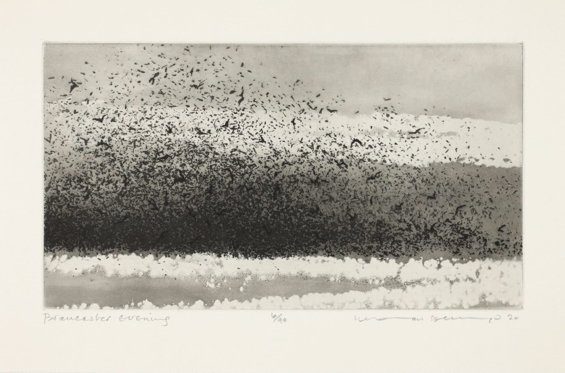 Norman Ackroyd, Brancaster Evening, 2020