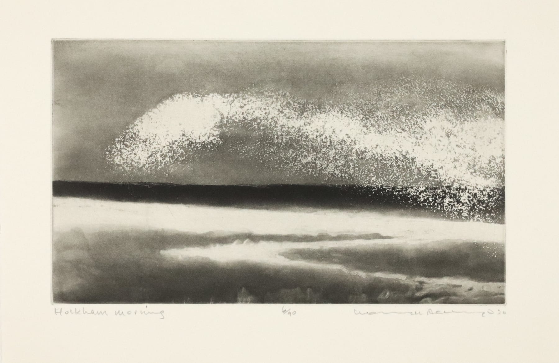 Norman Ackroyd, Holkham Morning, 2020
