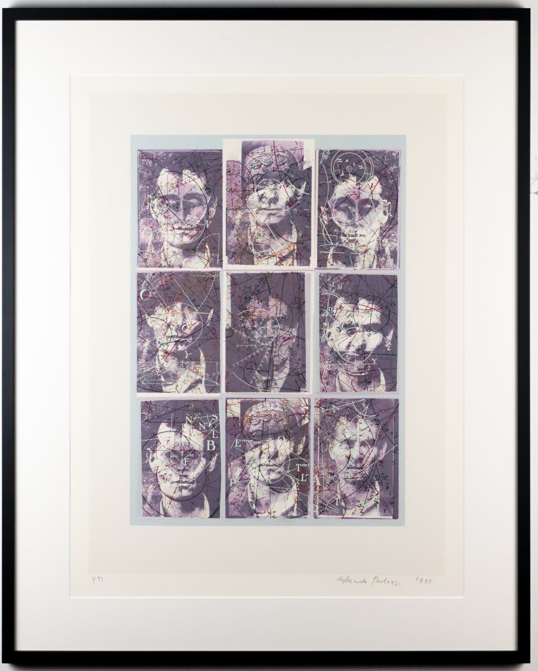 Eduardo Paolozzi, A Logical Picture of Facts Is A Thought. Tractacus 3. 21-22, 1995
