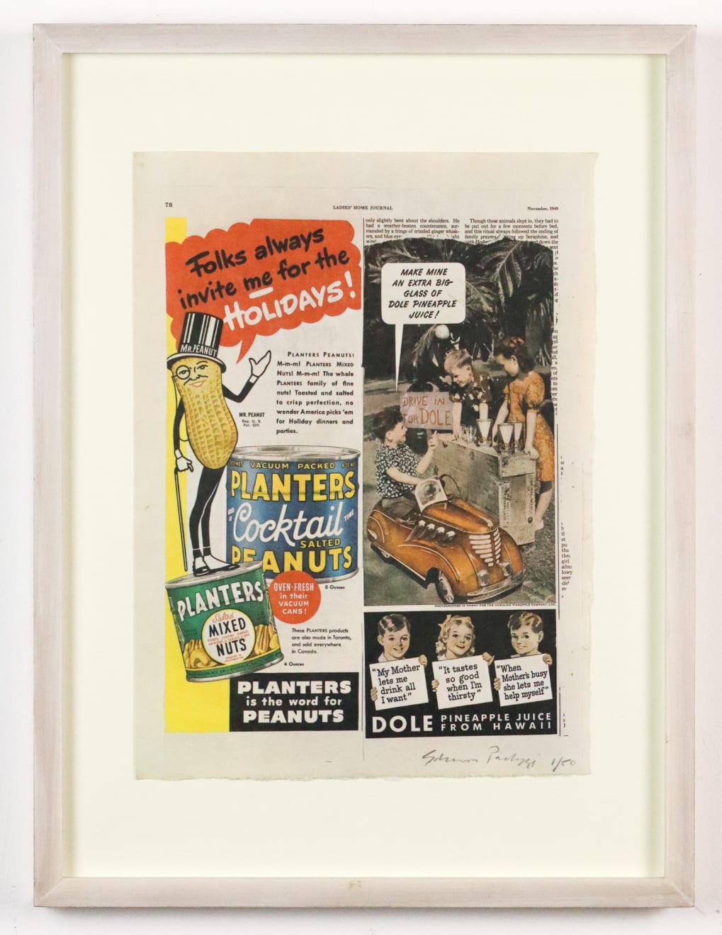 Eduardo Paolozzi, Folk Always Invite Me for the Holidays, 1972