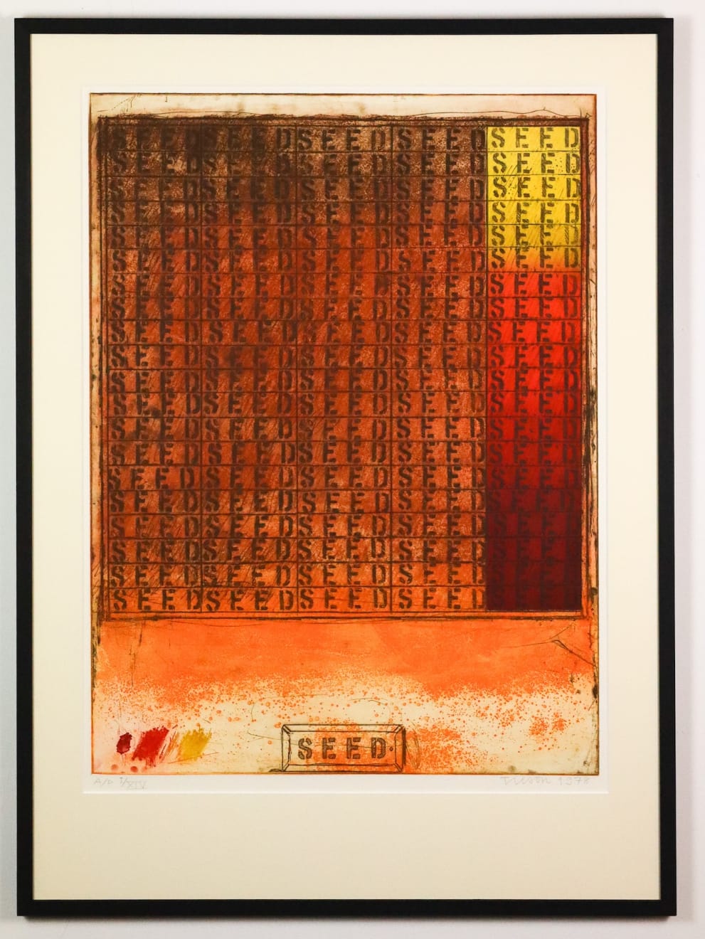 Christmas Secret Bid Auction 2025, LOT 220 - Joe Tilson: Seed Mantra, 1978