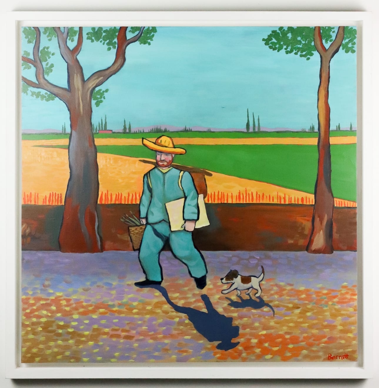 Dulwich College Secret Bid Auction 2025, Lot 9: Mychael Barratt - The Road to Tarascon - After Van Gogh, 2025