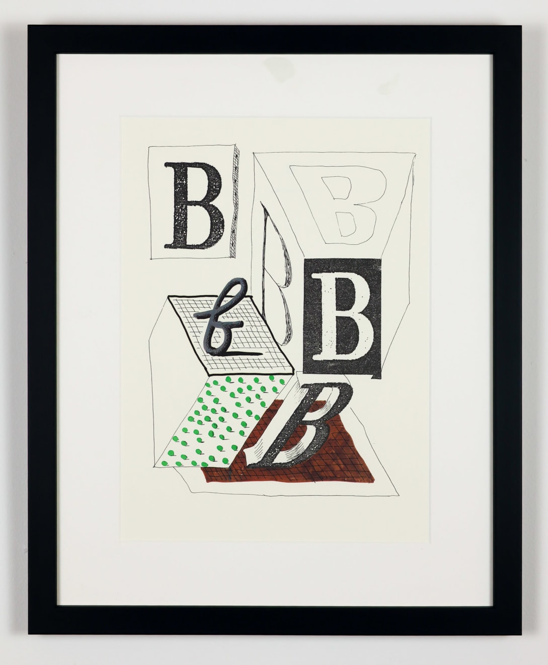 Dulwich College Secret Bid Auction 2025, Lot 76: David Hockney - Hockney’s Alphabet - B, 1991