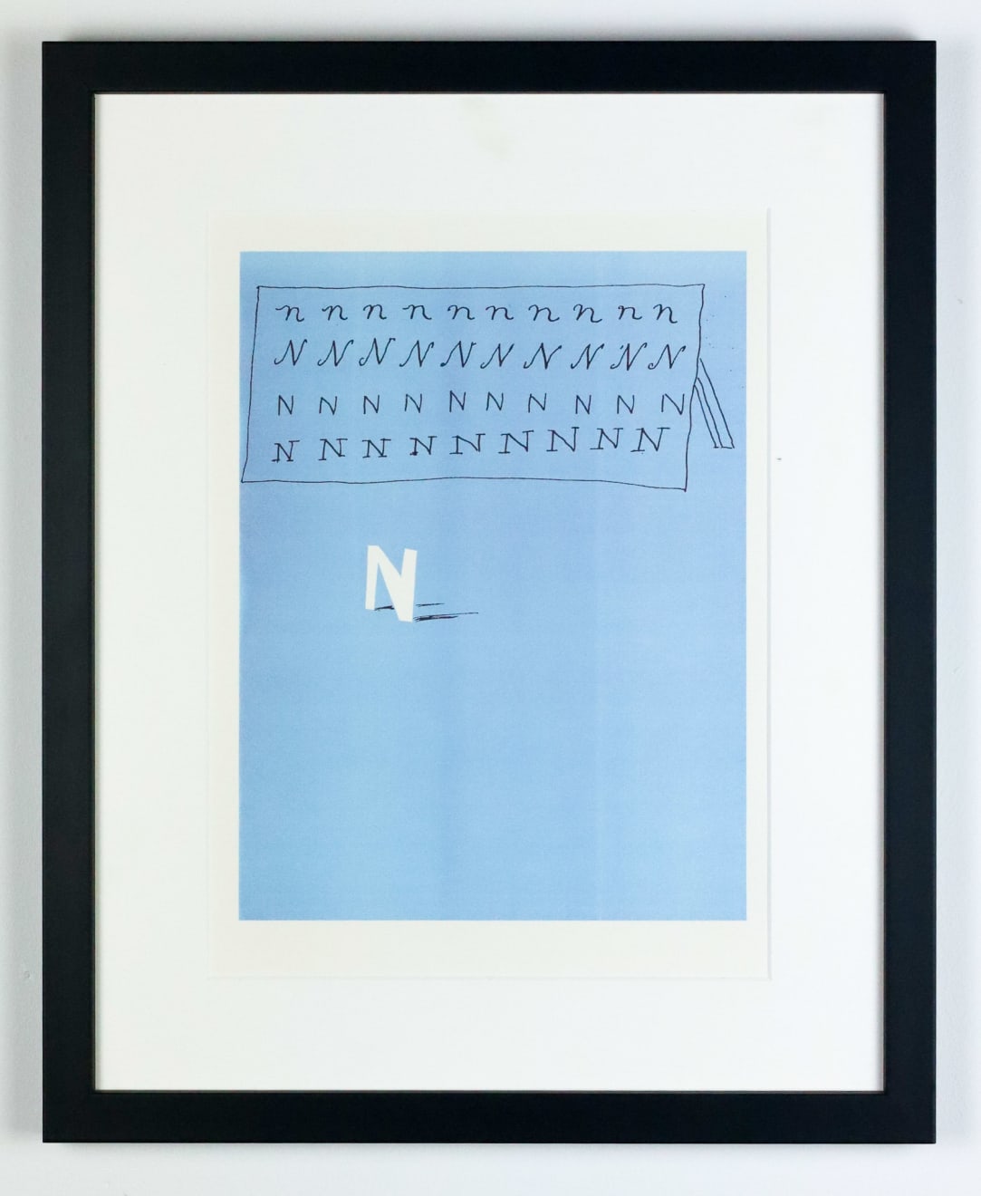 Dulwich College Secret Bid Auction 2025, Lot 77: David Hockney - Hockney’s Alphabet - N, 1991